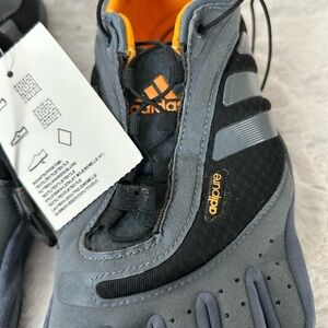 Adidas Mens Size 10 Adipure Lace Trainer Barefoot Running Shoes Orotholite Gray